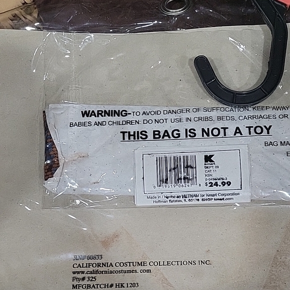 Native American Indian Style Brown Costume for Kids Size Medium - Picture 9 of 11